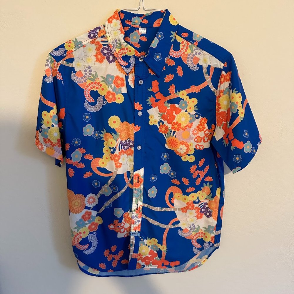 Blue Hawaiian Shirt